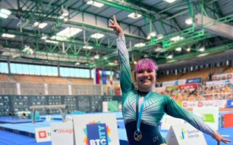 Alexa Moreno conquistó la medalla de oro en la Copa del Mundo de Gimnasia Artística