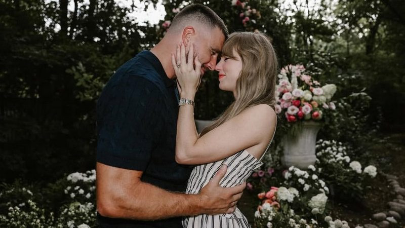 “El Día Mágico: Taylor Swift y Travis Kelce Confirmen Unión Indisoluble en Sorprendente Anuncio Matrimonial”