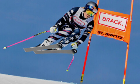 Tiene Vonn espectacular actuación