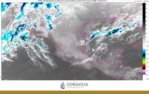 Lluvias fuertes y ambiente frío persistirán en gran parte del país este jueves